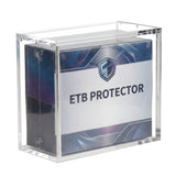 Garvee Acrylic Booster Box Display Case for Trading & Sports Card Collections – UV Resistant, Dustproof, Anti-Yellowing, Magnetic Lid, Clear Storage Organizer – Fits Standard Booster Boxes, 20.3×17.7×10.1cm