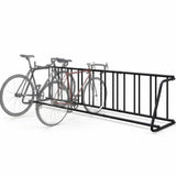 Garvee 10-Bike Floor-Standing Bicycle Parking Rack – Heavy-Duty Q235 Steel Single-Sided Bike Stand, Indoor and Outdoor High-Capacity Storage Organizer for Bicycles (Black)