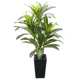 Garvee Artificial Plants Dracaena Tree, Large Artificial Plants Indoor with White Tall Planter