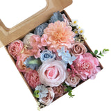 Garvee High-End Realistic Pink Artificial Silk Flowers for Home Decor – 30 Pcs Faux Floral Arrangements with Iron Stems for Wedding Bouquets & Centerpieces – Pink – One Box, 30 Pieces, Wire Flower Pole - Lh479 Pink