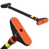 Garvee Heavy Duty Doorway Pull Up Bar – Adjustable Width 74-112cm, No-Screw Installation, Level Meter, 440lbs (200kg) Capacity, Anti-Slip, Door Frame Protection – Home Gym Strength Trainer, Orange, New Six Gear Lock - Orange And Black