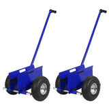 Garvee Panel Dolly Cart, 2Pcs 660 lb Heavy-Duty Sheetrock Dolly with 10" Rubber Wheels, Blue - Blue-2Pcs