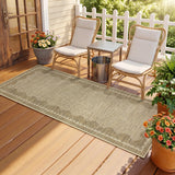 Garvee Washable Non-Slip Jute Runner Rug – Scalloped Edge, Mark Resistant, Modern Neutral Carpet for Entryway, Kitchen, Living Room, Bedroom, Indoor Outdoor – Linen Color, 2x6ft - Nature