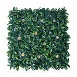 Garvee Artificial Grass Wall Panels, 20"x 20"Fake Plant Wall Panels Fake Greenery Leaf Hedge for Outdoor and Indoor, 12 Pack