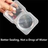 Garvee Reusable Double Compartment Food Storage Containers with Lids – Leakproof Divided Snack and Condiment Boxes – Portable Serving Trays for Sauces, Salad, Dips – 10 Pack (10 pieces)