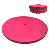 Garvee 59" Pole Dancing Crash Mat – 3" Thick Folding Circular Safety Pad (Pink) - Pink