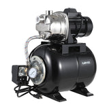 Garvee High Current Shallow Well Jet Pump with Pressure Tank – 1.6 HP Stainless Steel, Automatic Pressure Switch, 1320 GPH, Durable Booster for Home, Farm, Garden, or Lawn Water Supply, NSF Certified – 1.6 HP Black