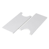 Garvee Set of 2 Large Stone Dish Drying Mat for Kitchen Counter & Faucet Mat for Sink, Quick Dry Water Absorbing Diatomaceous Earth Dish Pad Tray for Dining Room, White