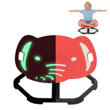 Garvee Glow-in-the-Dark Elephant Spinning Sensory Chair for Kids – Calming Swivel Seat for Autism, ADHD, Balance & Motor Training – Perch and Spin Fun Toy – Ideal Gift for Boys & Girls – Color: Red - Red