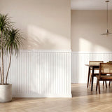 Garvee with Wainscoting Wall Panel Kit - Wainscoting, Wall, Panel, Kit, and Easy Install - Black