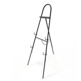 Garvee Adjustable Heavy Duty Metal Easel Stand – Collapsible Tripod Display Rack for Art, Posters, Mirrors, Signs – Floor Standing Picture Holder for Home, Office, or Event – Portable, Black, 45x160cm - Black