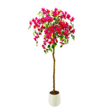 Garvee 4FT Lifelike Artificial Tree for Indoor & Outdoor Decor Faux Planter Potted Fake Tree Flower, Thanksgiving for Home, Office, Wedding Party