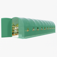 Garvee Greenhouse for Outdoor Plants Tie-Door-L Fully Enclosed Walk-In Kit Durable Material Pest & Rodent Resistant Ideal for Garden